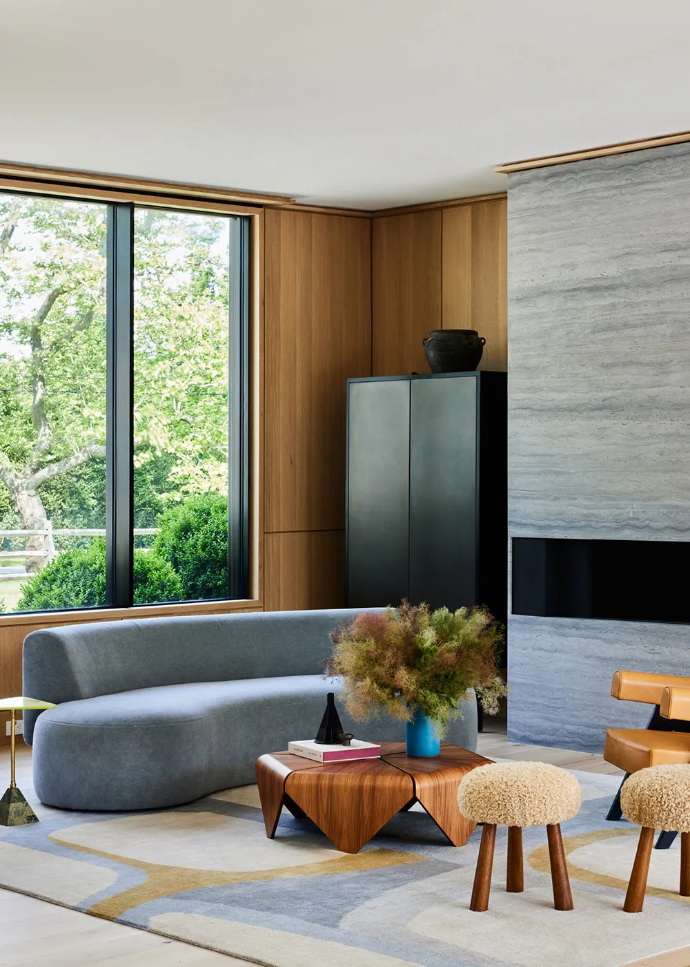 Elegancki nowoczesny design z obfitym użyciem drewna na Long Island - Gallery image 11