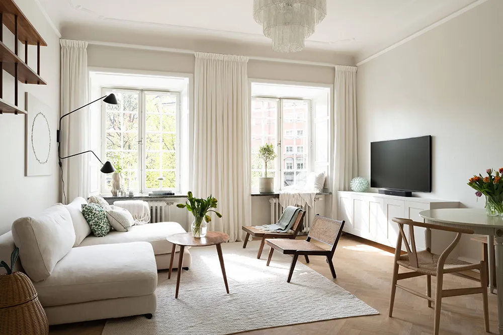 Bright and Elegant Scandinavian Interior in Stockholm (55 sqm) - Gallery image 3