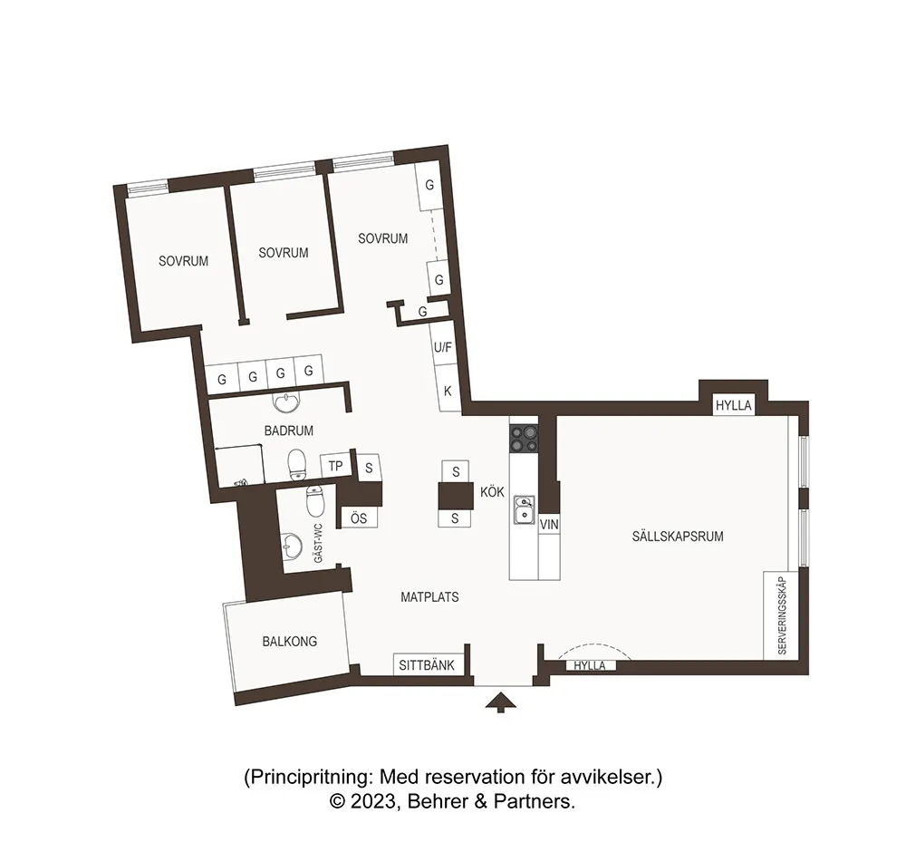 Unusual Apartment with Platform in Stockholm (85 sqm) - Gallery image 33