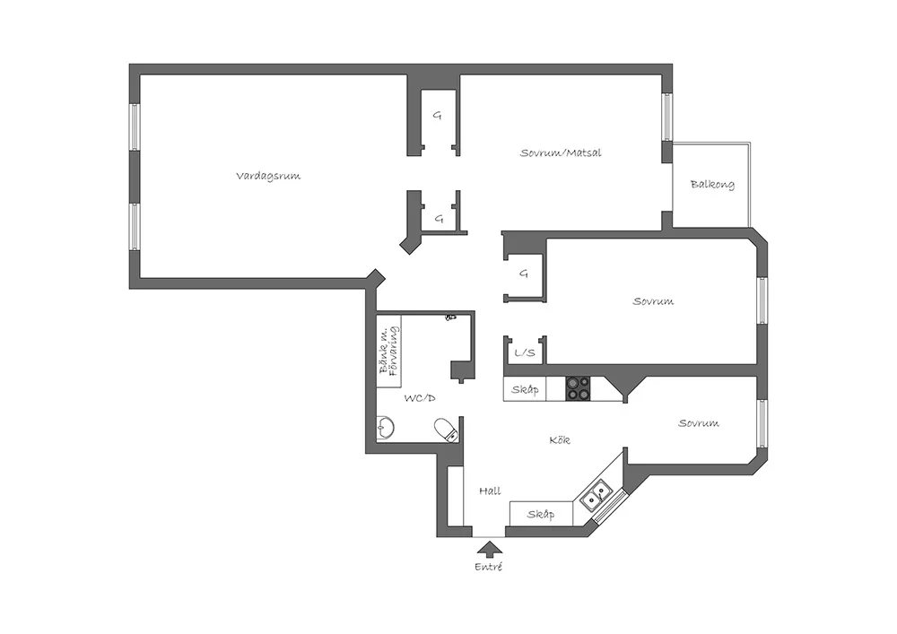 Élegance scandinave moderne : appartement à Stockholm - Gallery image 33