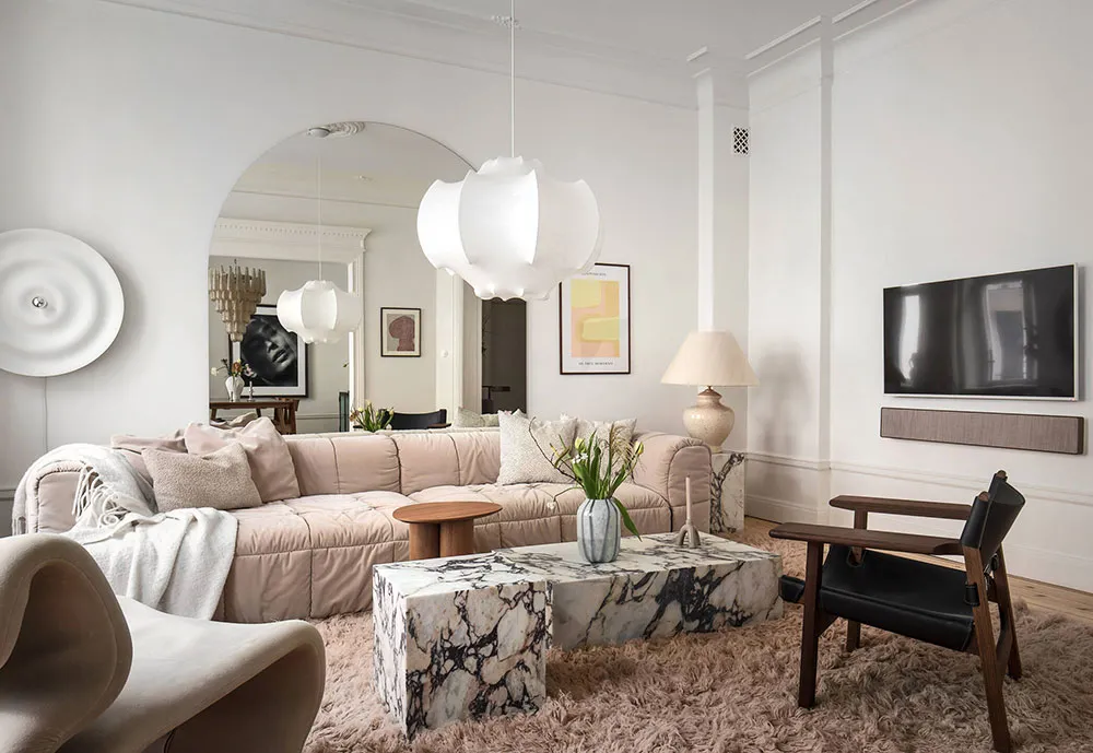 फैशनेबल फर्नीचर एवं सुंदर, तटस्थ रंग: स्टोकहोम में एक अपार्टमेंट (78 वर्ग मीटर) - Gallery image 5