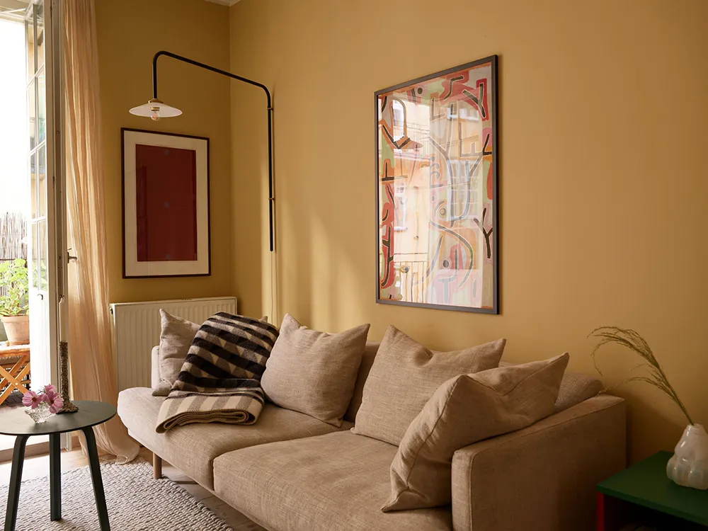 Квартира студента в Швеции с желтыми стенами (36 кв. м) - Gallery image 4