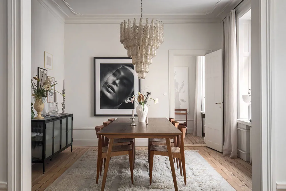 फैशनेबल फर्नीचर एवं सुंदर, तटस्थ रंग: स्टोकहोम में एक अपार्टमेंट (78 वर्ग मीटर) - Gallery image 6