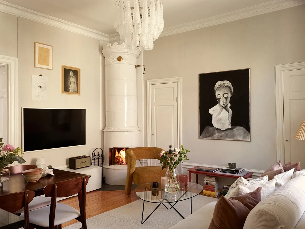 Sanfter Interieur mit kreativen Akzenten: Kleine Wohnung in Stockholm (52 qm) - 3