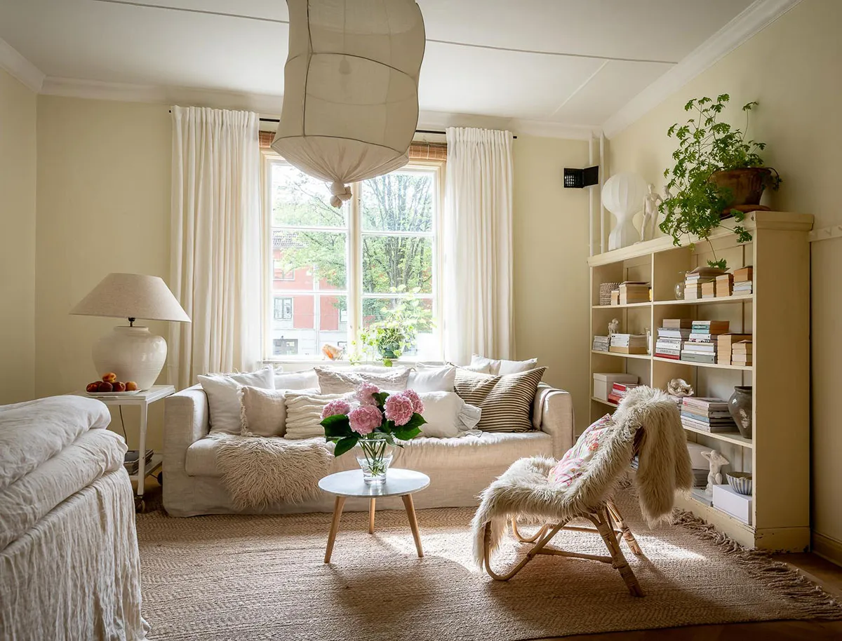 Interior suave y acogedor de una pequeña apartamento sueco (39 m²) - Gallery image 5