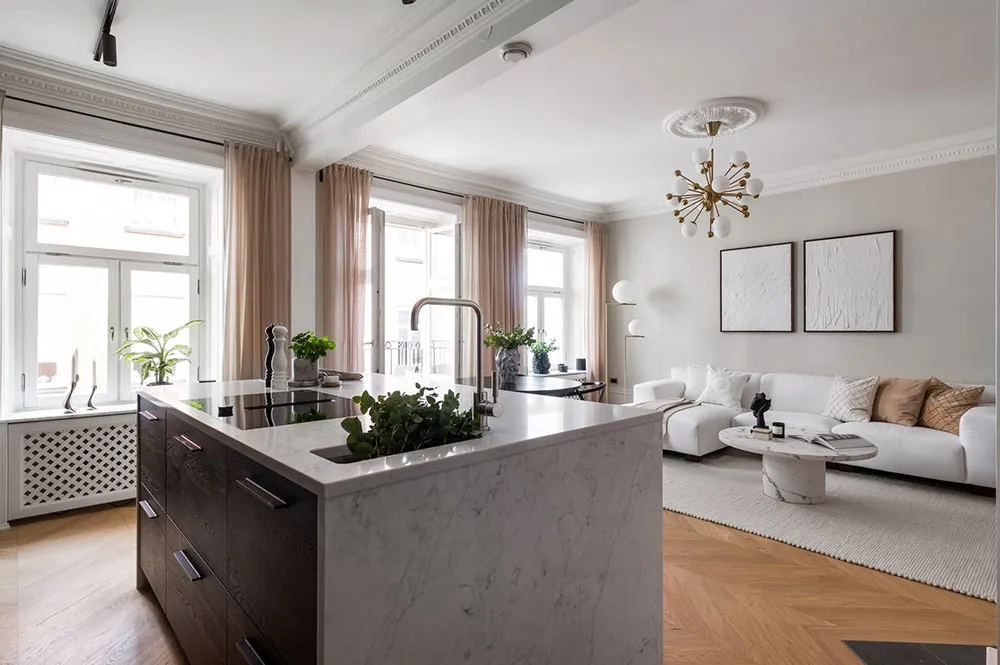 Suavidad elegante de una apartamento escandinavo moderno (71 m²) - Gallery image 9