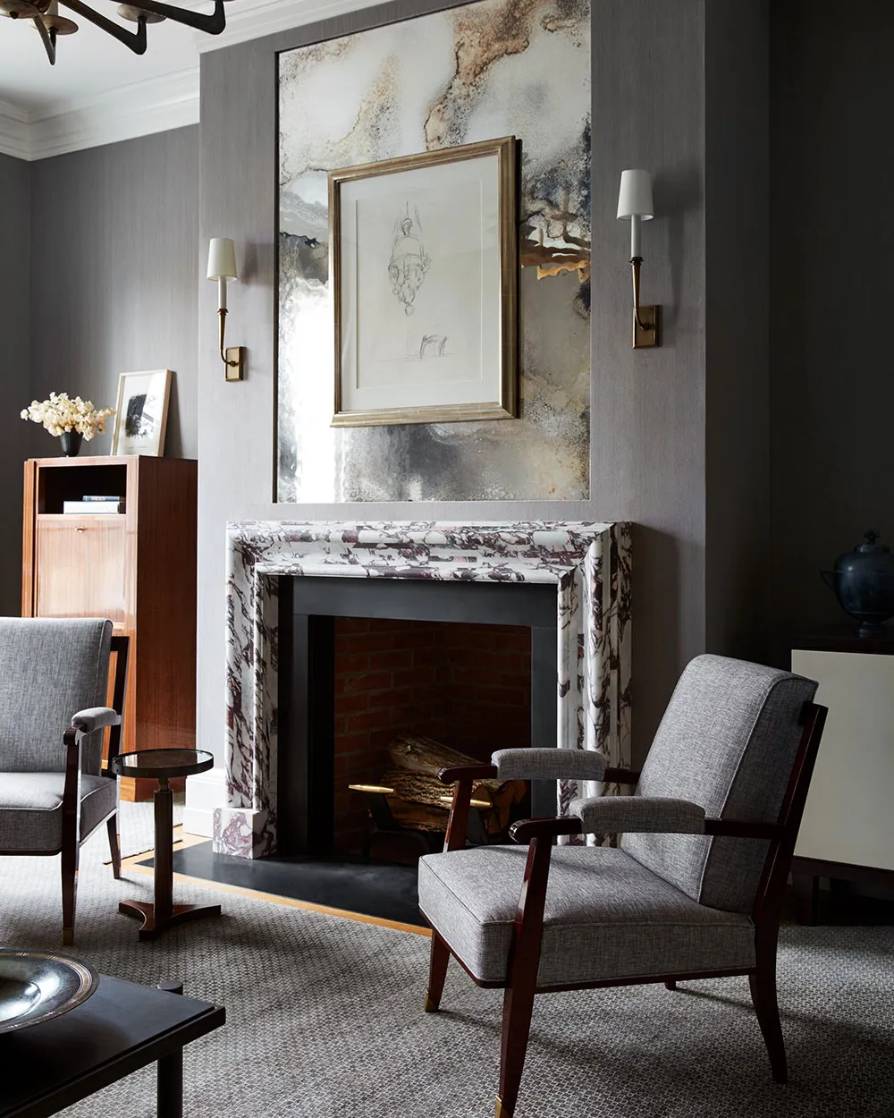 Строгий и элегантный интерьер для врача в Нью-Джерси - Gallery image 1