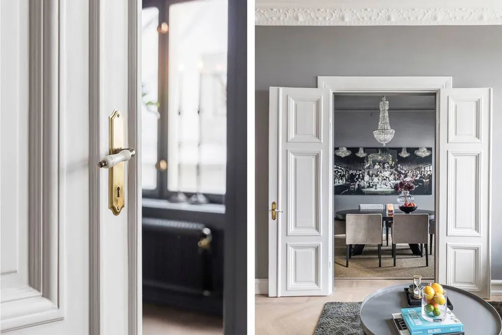 Żółty sofia i inne jaskrawe akcenty w wnętrzach mieszkania w Malmö - Gallery image 4