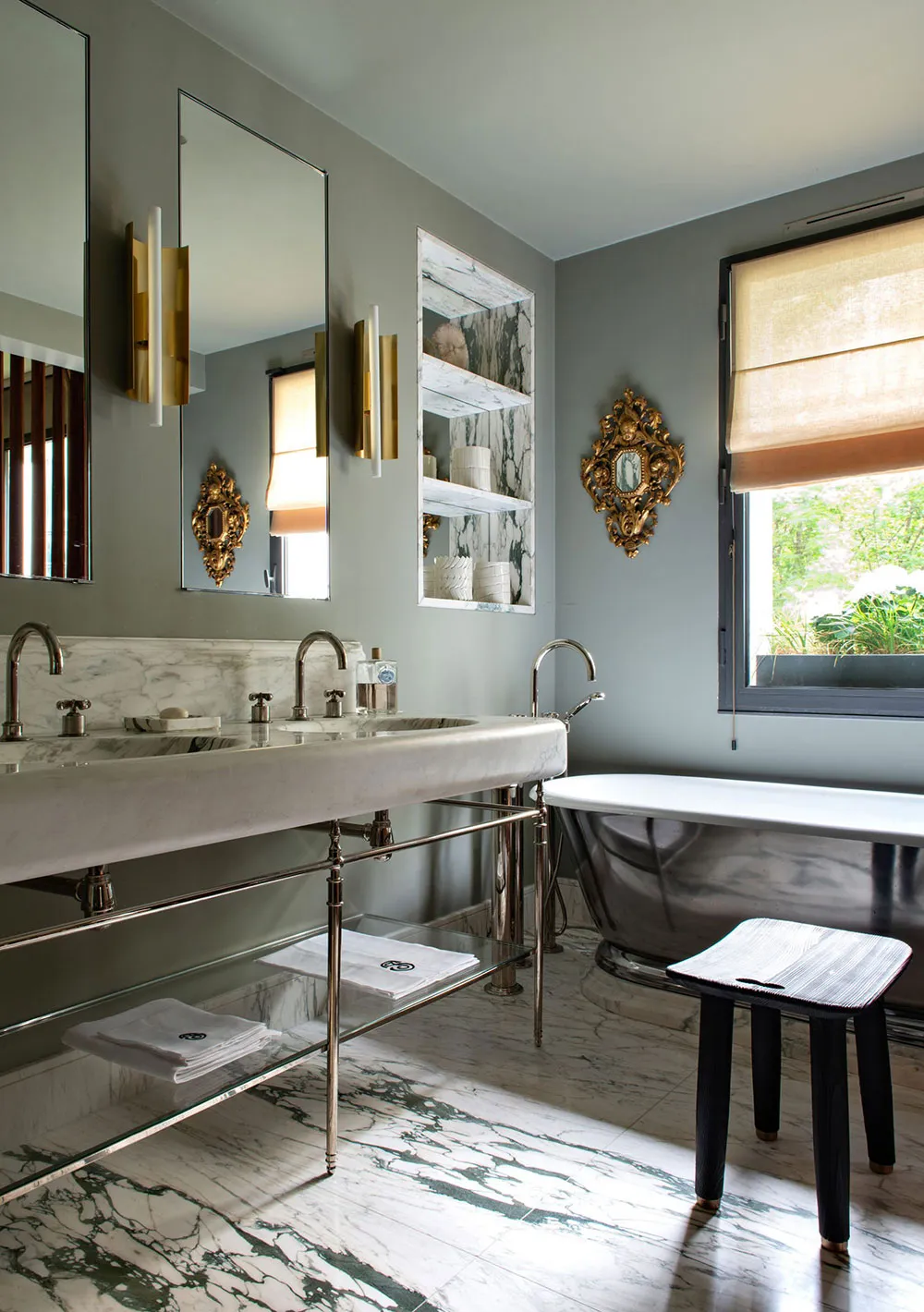 Эклектичный интерьер дизайнера мод в Париже - Gallery image 12