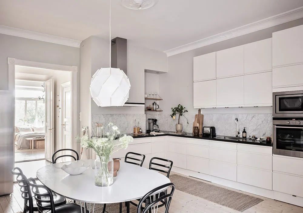 आधुनिक सजावट एवं पियानो: गोथेनबर्ग में एक अपार्टमेंट (104 वर्ग मीटर) - Gallery image 19