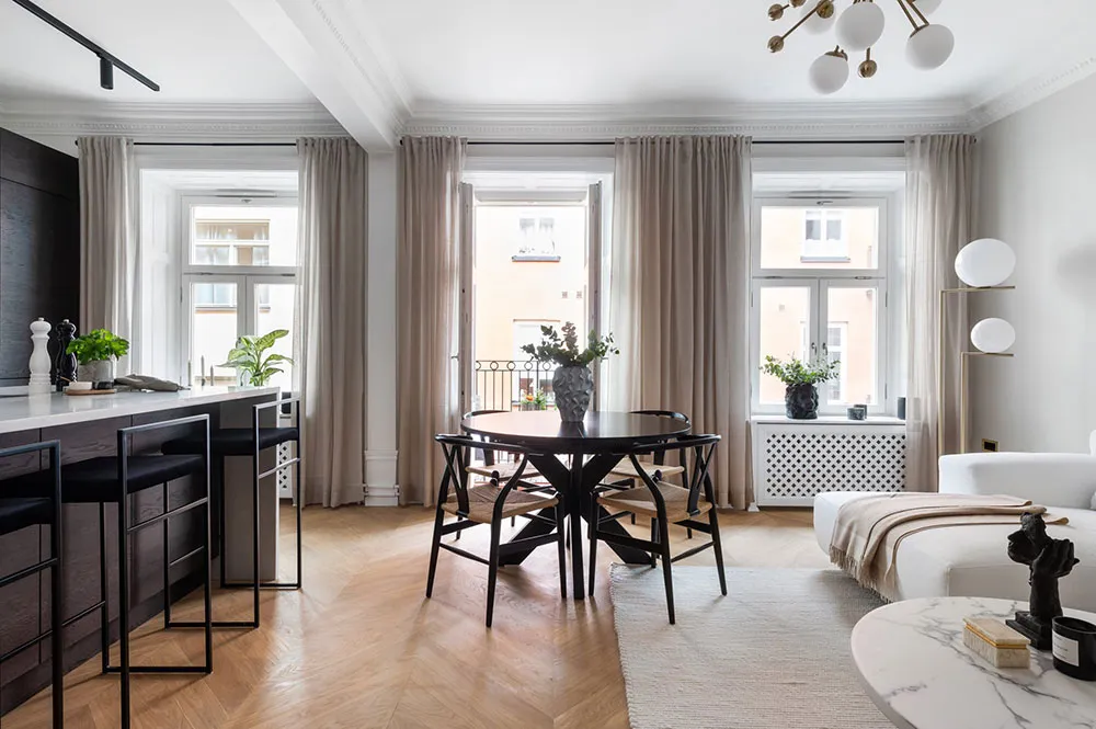 Suavidad elegante de una apartamento escandinavo moderno (71 m²) - Gallery image 2