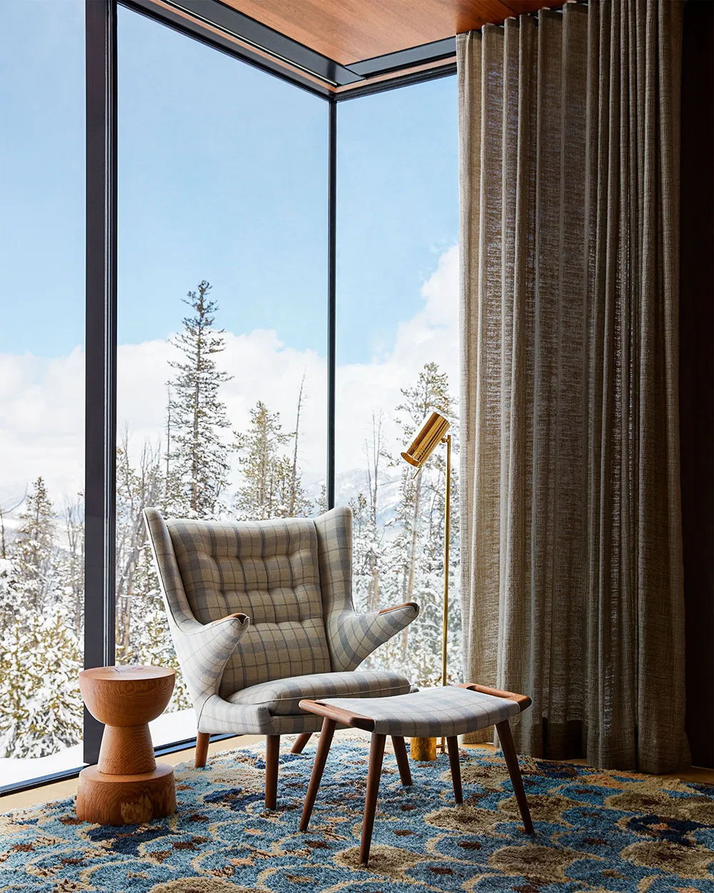 Bezupiecny design i niesamowite widoki: nowoczesne shalé w Montana - Gallery image 9