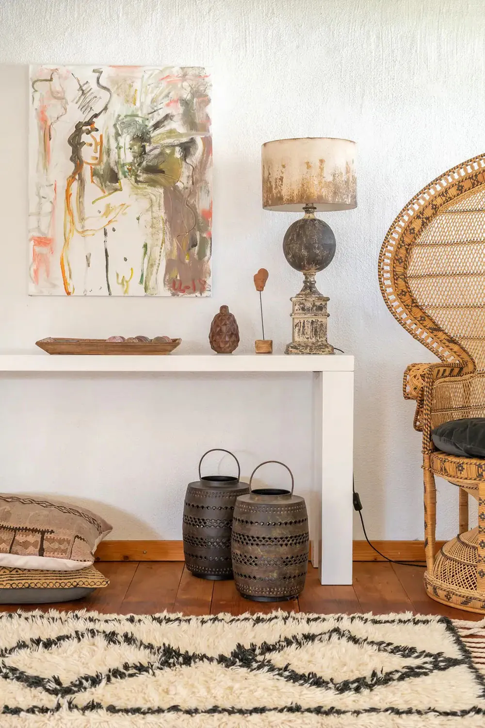 Sommerhaus mit Balken und ländlichem Interieur in Südschweden - Gallery image 7