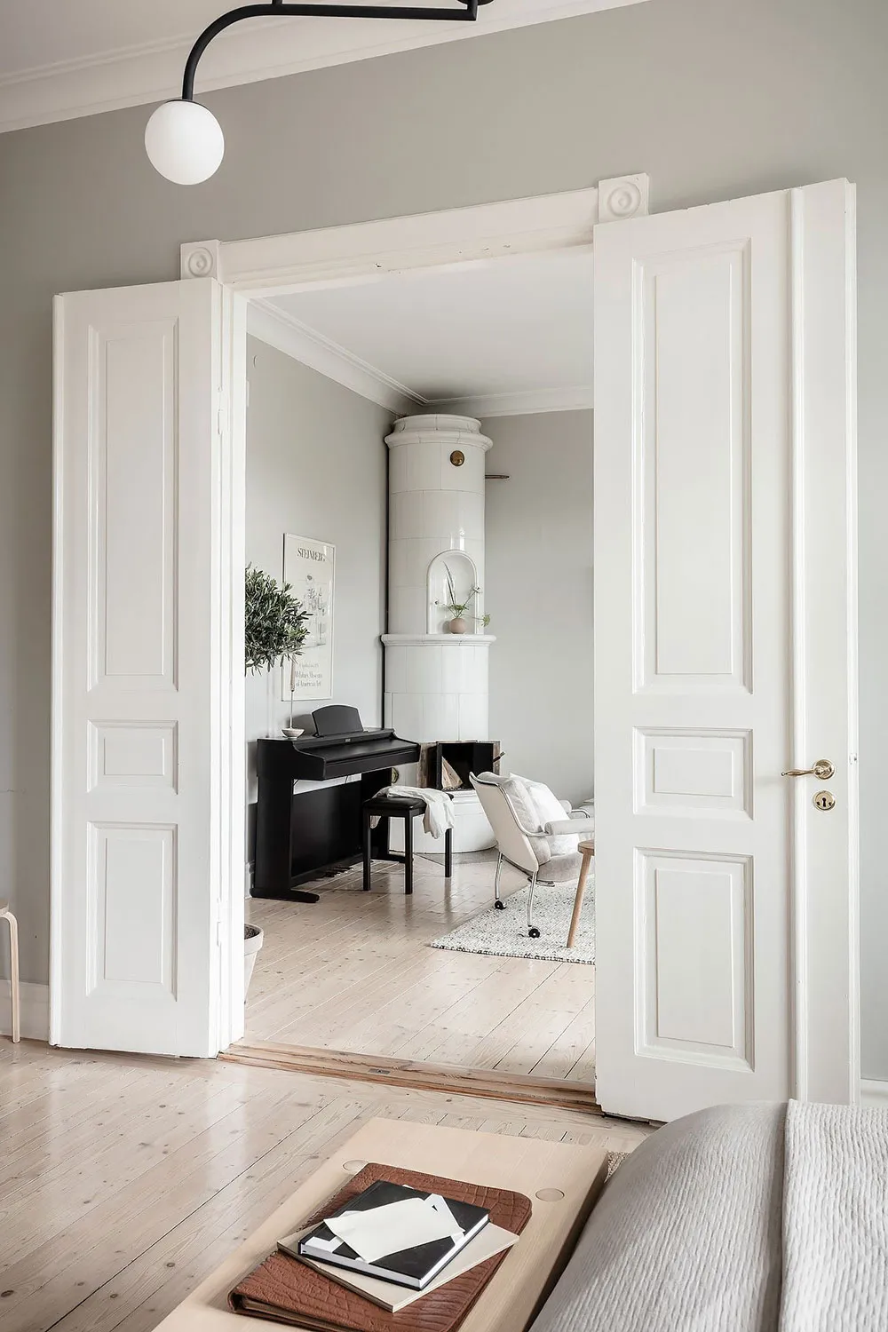 आधुनिक सजावट एवं पियानो: गोथेनबर्ग में एक अपार्टमेंट (104 वर्ग मीटर) - Gallery image 7