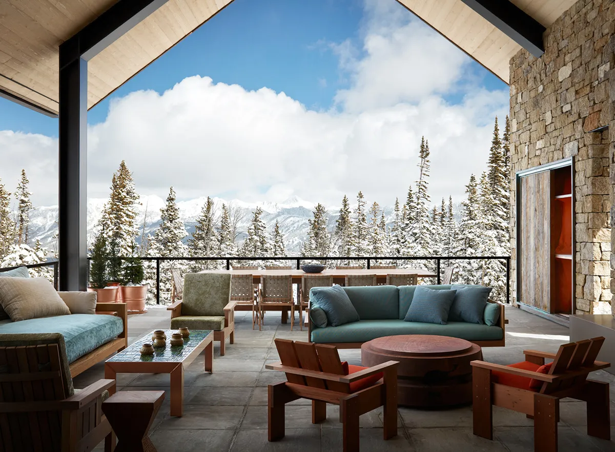 Bezupiecny design i niesamowite widoki: nowoczesne shalé w Montana - Gallery image 6