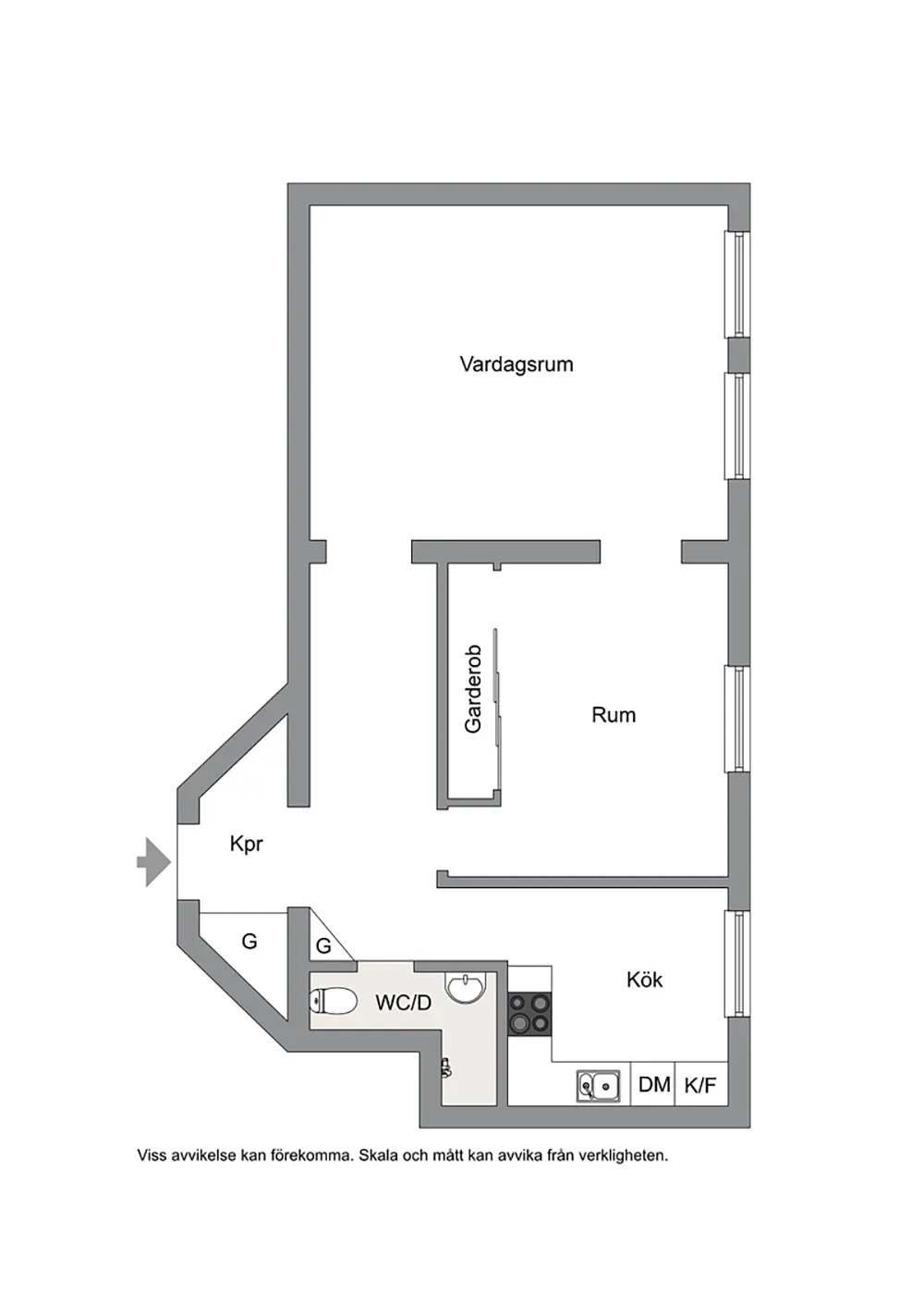 Уютный белый интерьер с лёгкими тёмными акцентами (57 кв. м) - Gallery image 23