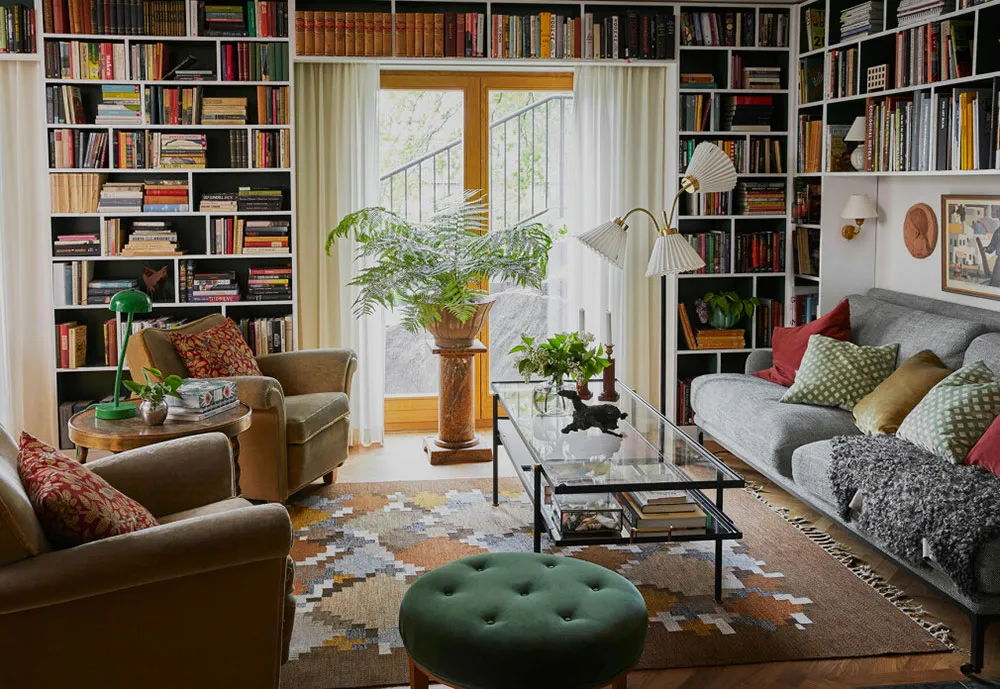 La green, el arte y las pinturas: un interior vibrante de una pareja creativa en los suburbios de Estocolmo - Gallery image 2