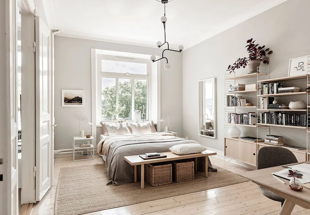 आधुनिक सजावट एवं पियानो: गोथेनबर्ग में एक अपार्टमेंट (104 वर्ग मीटर) - Gallery image 12