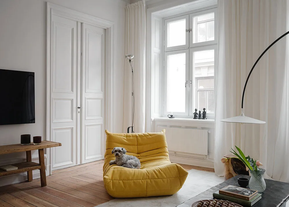 Agradable minimalismo escandinavo en un edificio antiguo en Estocolmo (67 m²) - Gallery image 7