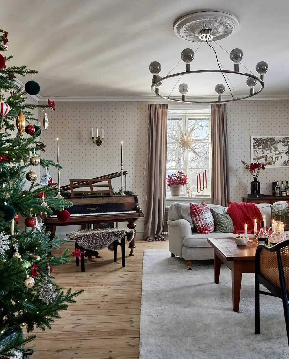 Zimowa bajka w byłej wiejskiej hosteli w Szwecji - Gallery image 4