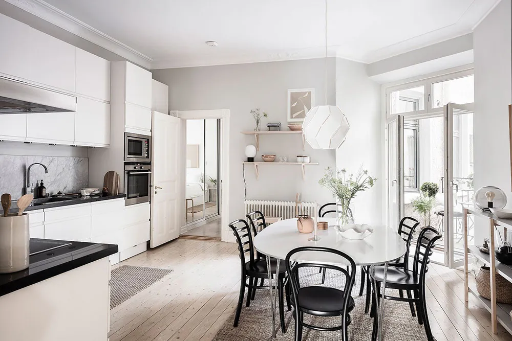 आधुनिक सजावट एवं पियानो: गोथेनबर्ग में एक अपार्टमेंट (104 वर्ग मीटर) - Gallery image 16