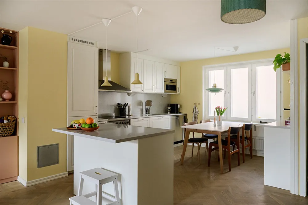 Pastelowa kwatera w Szwecji z nietypowym układem pomieszczeń - Gallery image 6