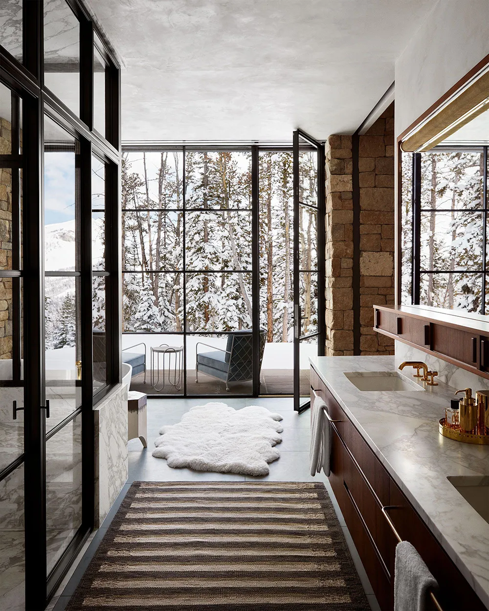 Bezupiecny design i niesamowite widoki: nowoczesne shalé w Montana - Gallery image 11