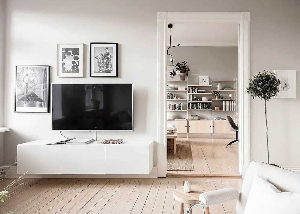 आधुनिक सजावट एवं पियानो: गोथेनबर्ग में एक अपार्टमेंट (104 वर्ग मीटर) - Gallery image 5