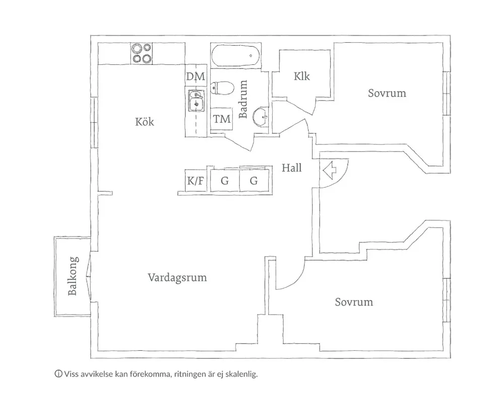 Intérieur calme et chaleureux à Gotenburg (70 m²) - Gallery image 13