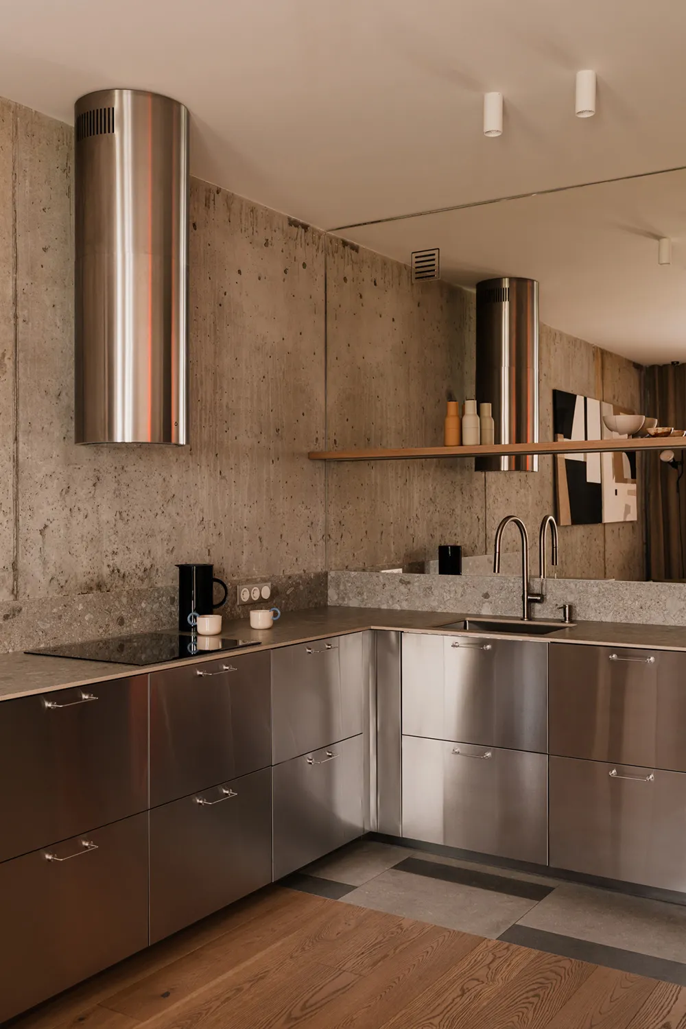 Interior industrial de moda para una familia en Poznan - Gallery image 5