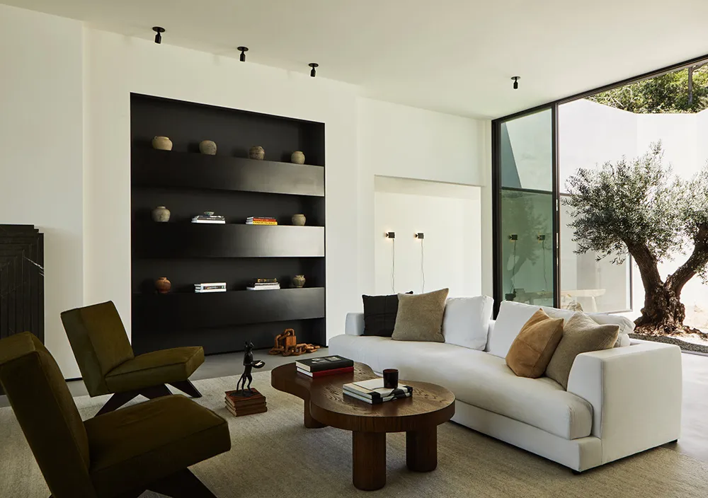 Стильный черно-белый дизайн дома в Лос-Анджелесе - Gallery image 3