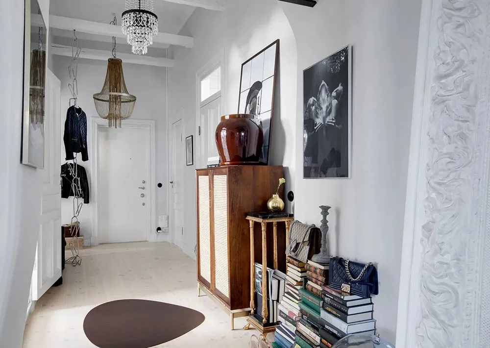 Prächtiger Design einer Dachstockwohnung in Schweden - Gallery image 24