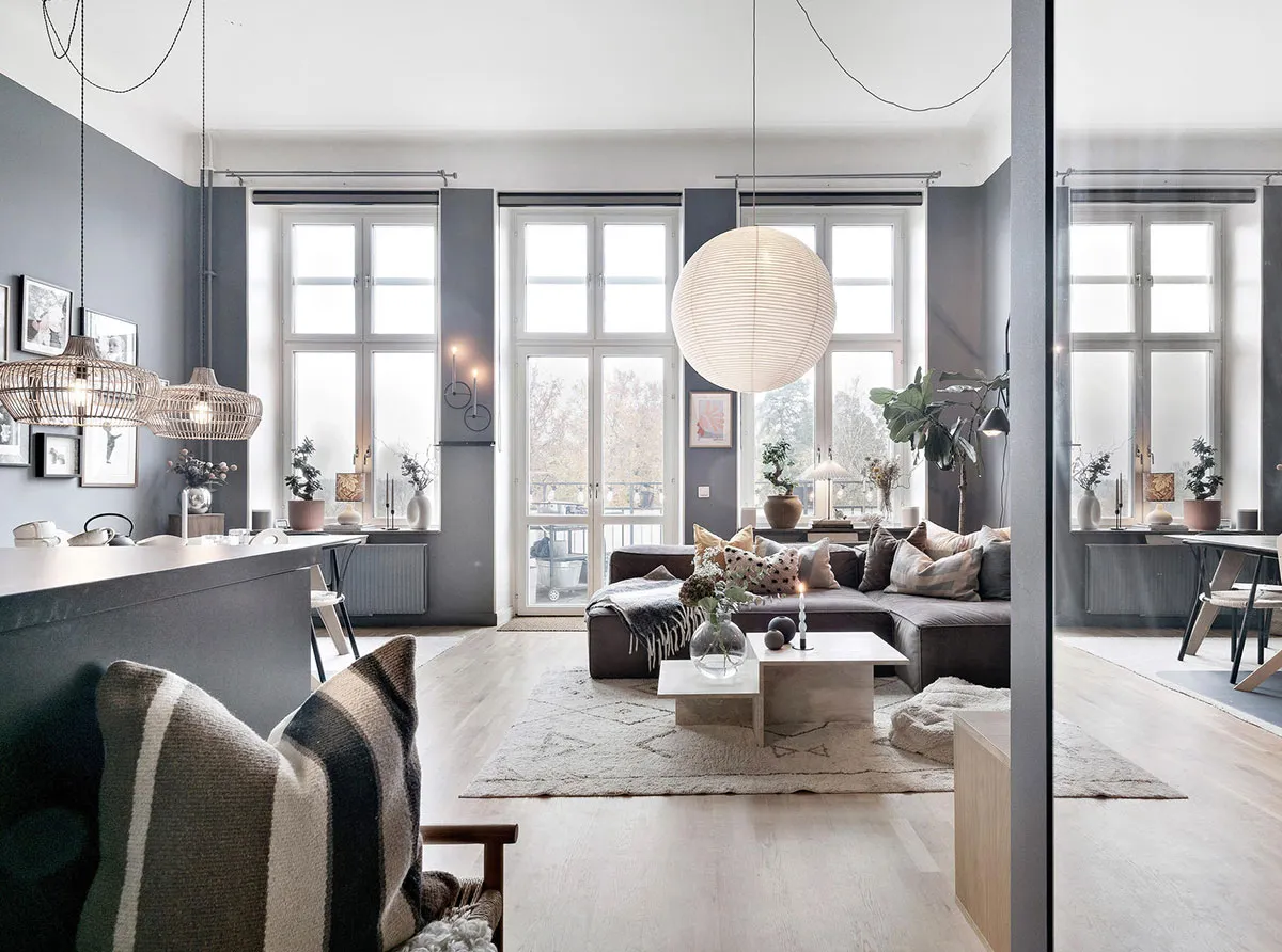 Przestronne nowoczesne apartamenty w zabytkowym domu w Szwecji (84 m²) - Gallery image 1