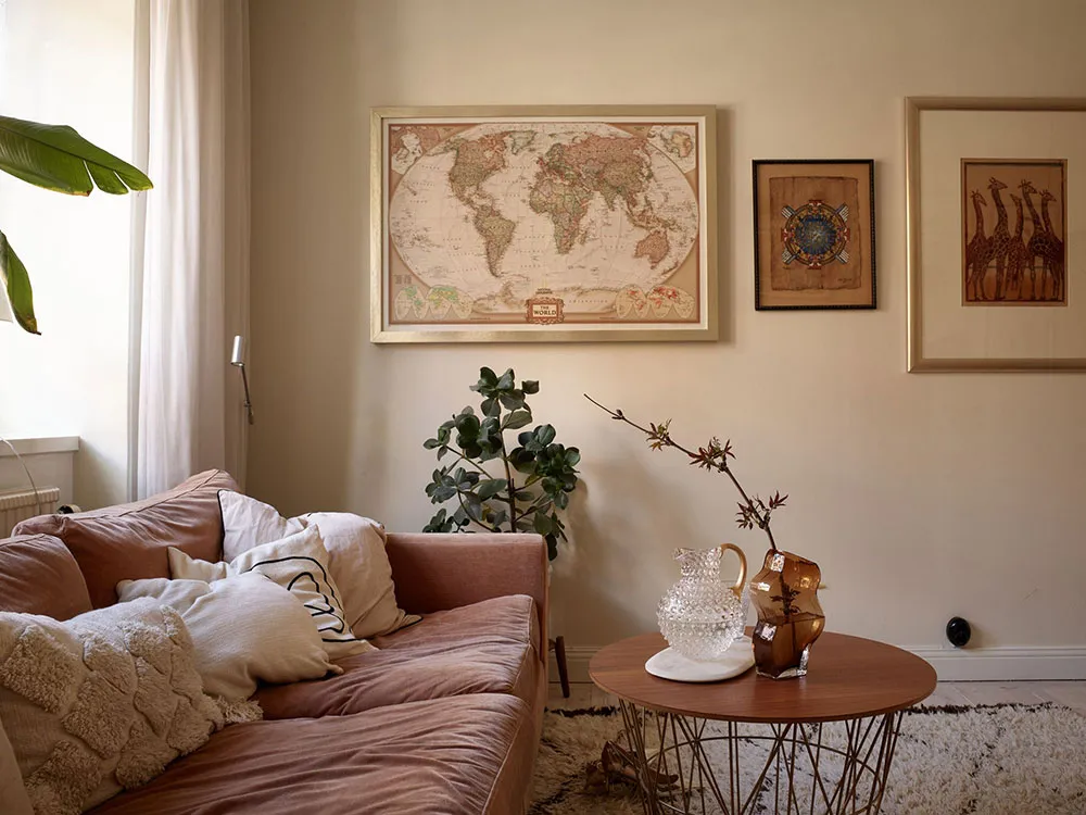 Gemütlicher Interieur in warmen, sonnengefärbten Tönen (64 qm) - Gallery image 6