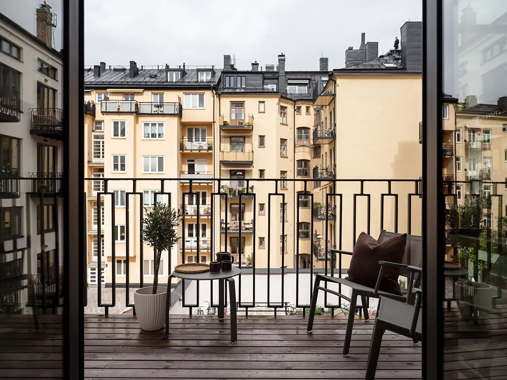 Diseño moderno y elegante de un apartamento de dos plantas en Estocolmo - Gallery image 4