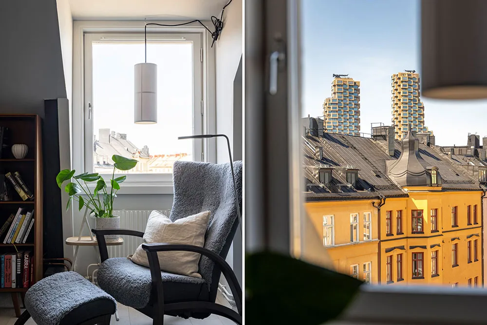 Diseño inusual de apartamento de ático en Suecia (63 m²) - Gallery image 16