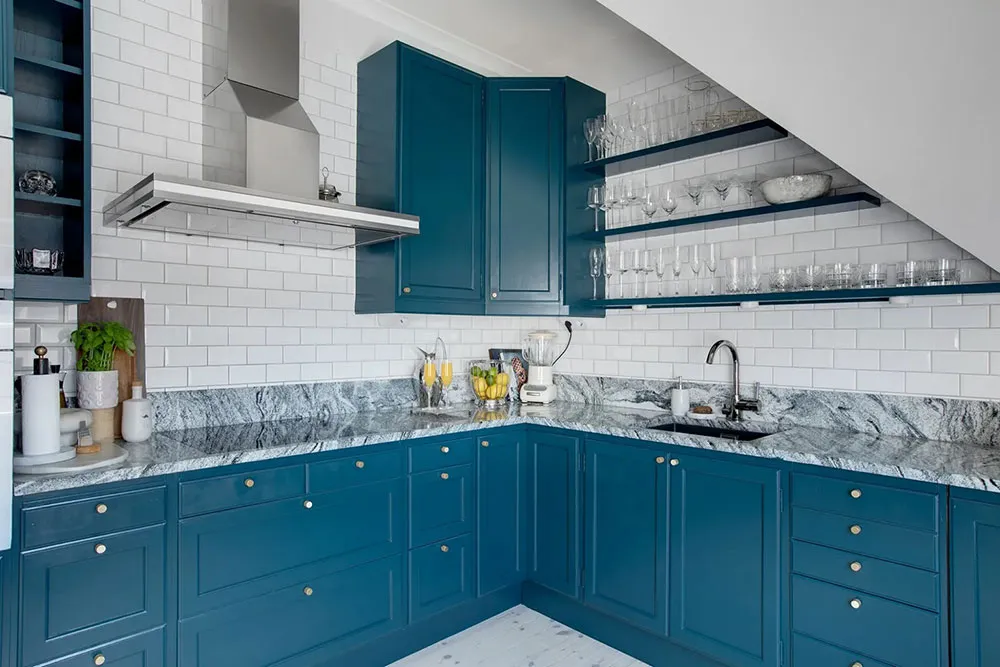 Prächtiger Design einer Dachstockwohnung in Schweden - Gallery image 12