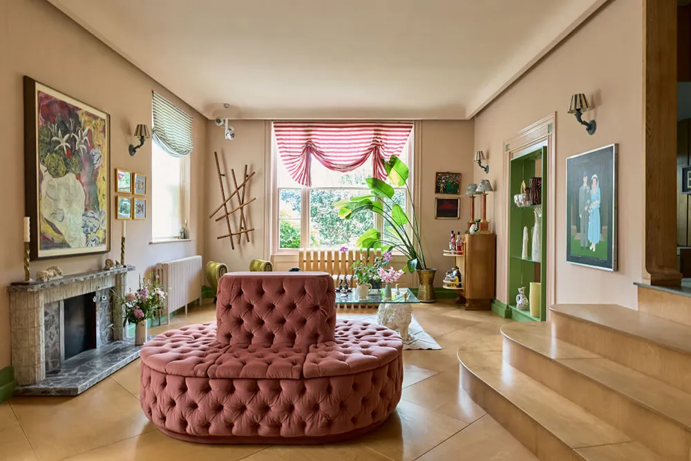 Царство принтів і орнаментів у дизайні яскравого георгіанського котеджу - Gallery image 14