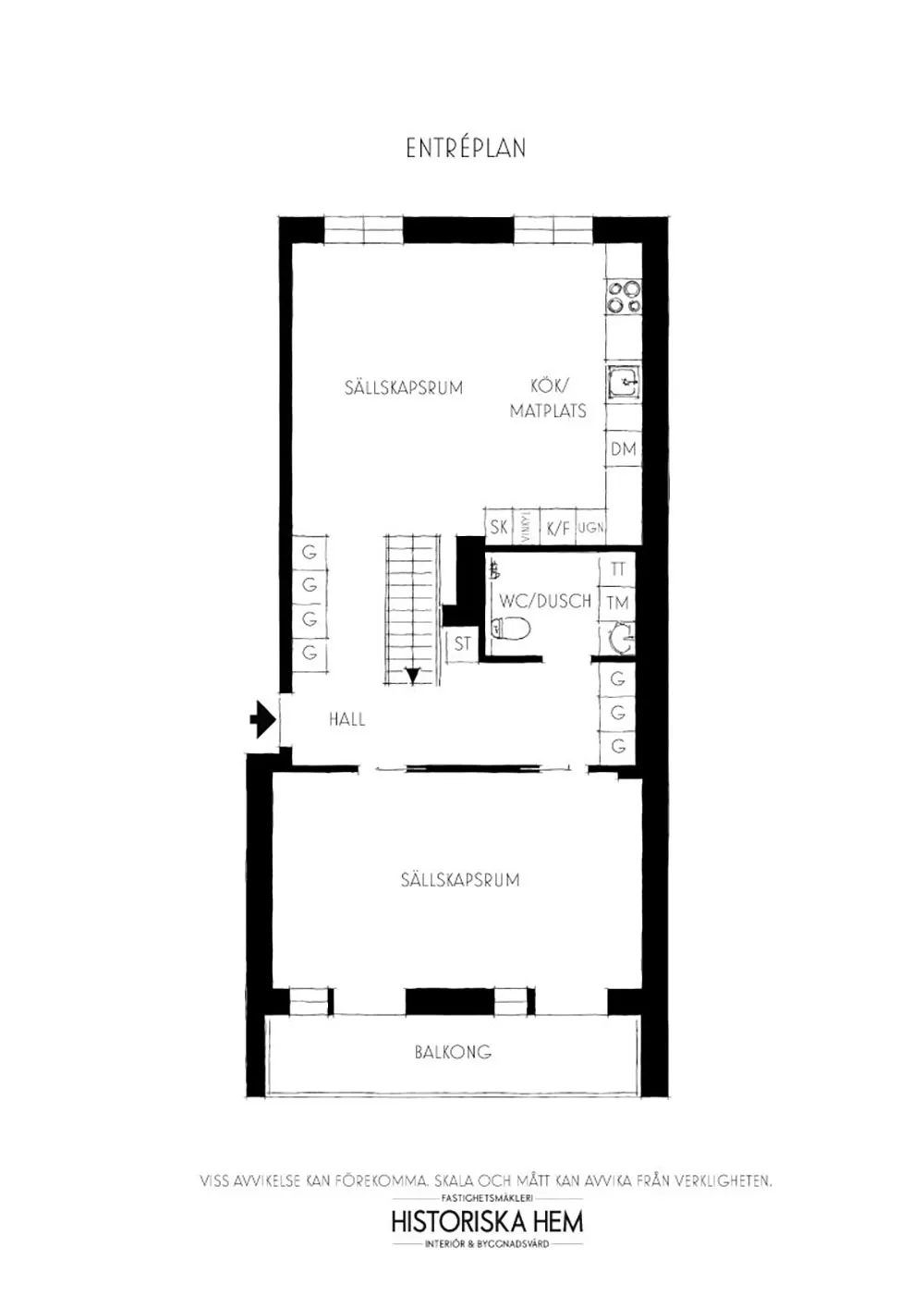 Diseño moderno y elegante de un apartamento de dos plantas en Estocolmo - Gallery image 25