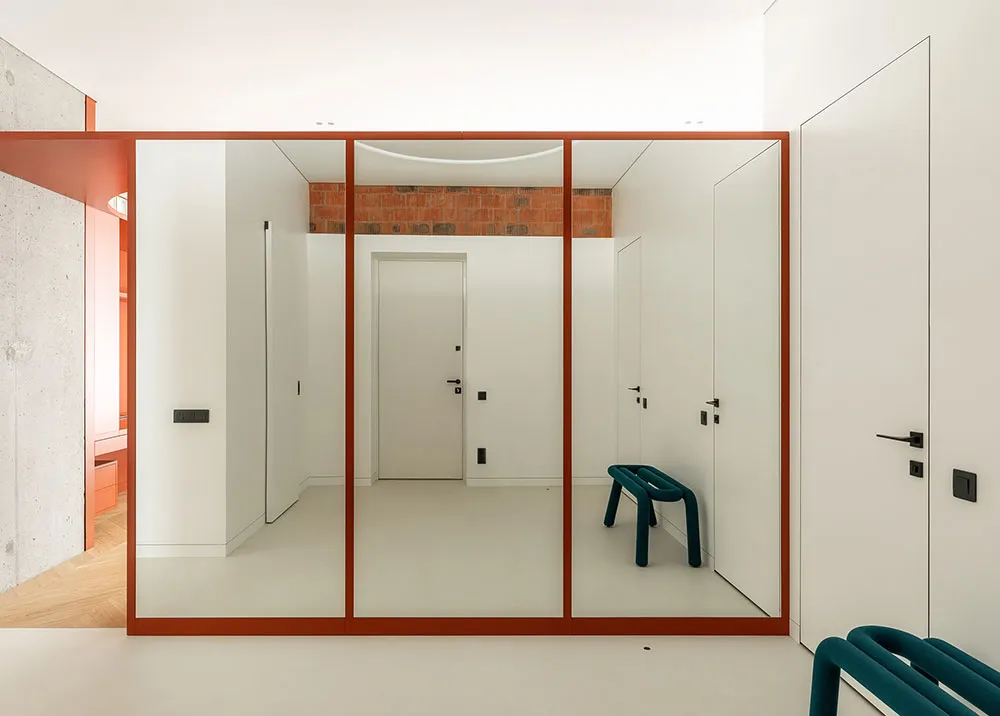 Concrete, Wood and Colorful Accents: Stylish Apartment in Kyiv - Gallery image 33