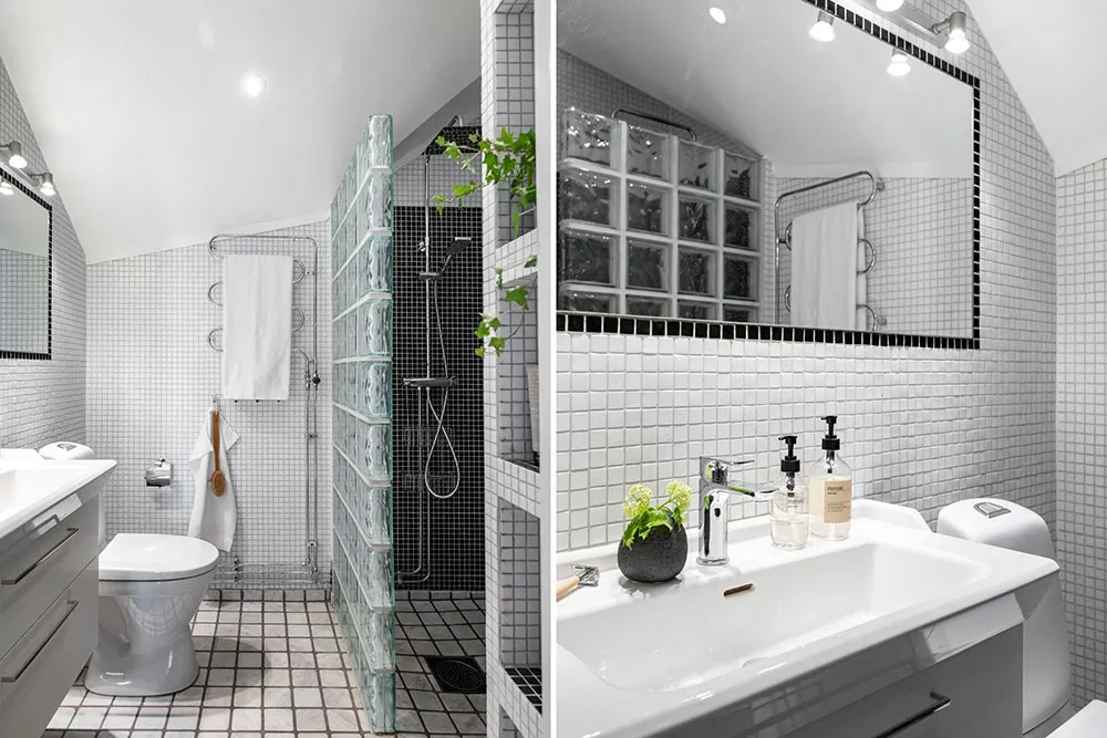 Diseño inusual de apartamento de ático en Suecia (63 m²) - Gallery image 22