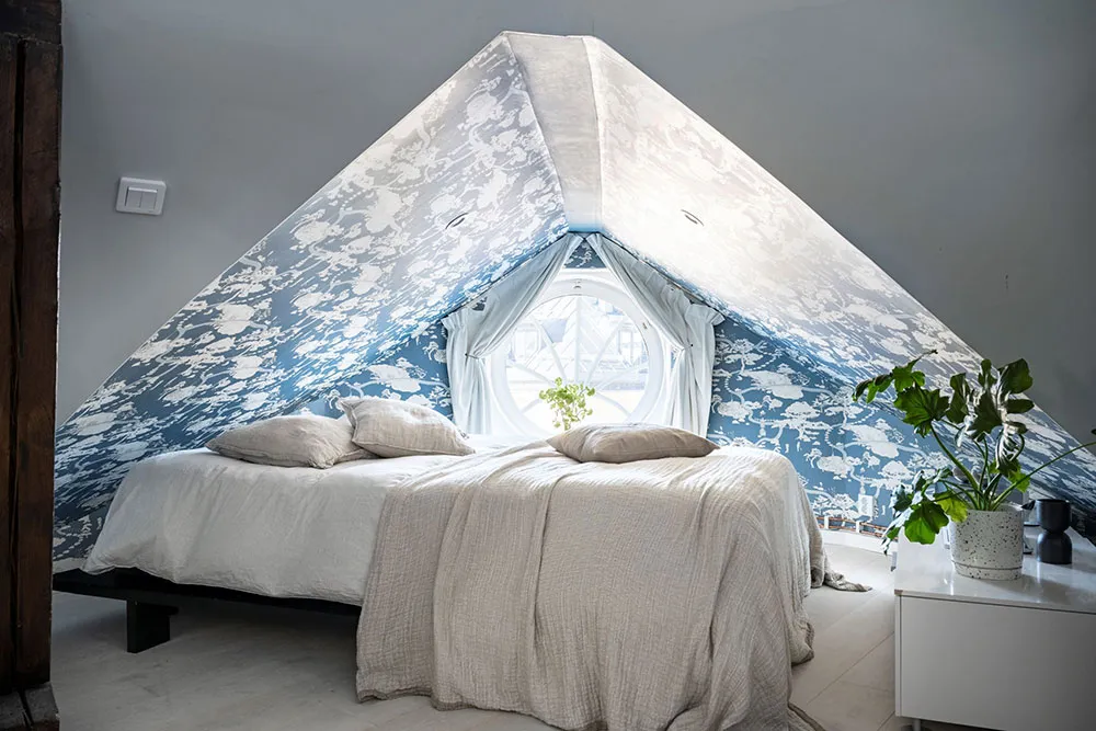 Diseño inusual de apartamento de ático en Suecia (63 m²) - Gallery image 11