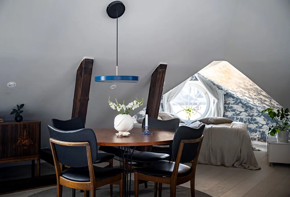 Diseño inusual de apartamento de ático en Suecia (63 m²) - Gallery image 19