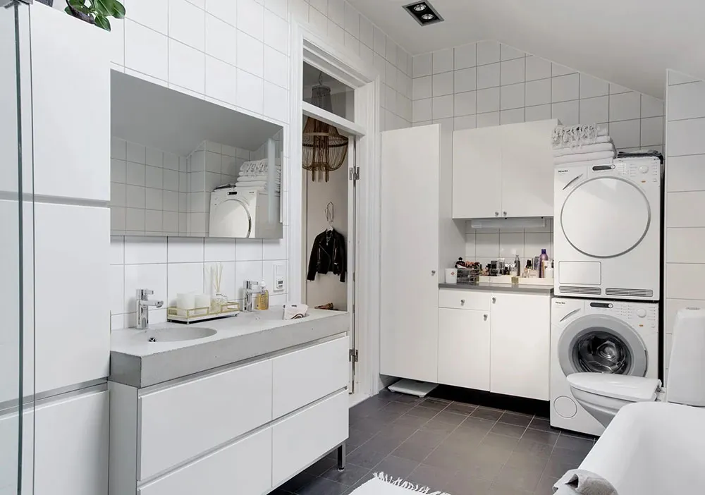 Prächtiger Design einer Dachstockwohnung in Schweden - Gallery image 21