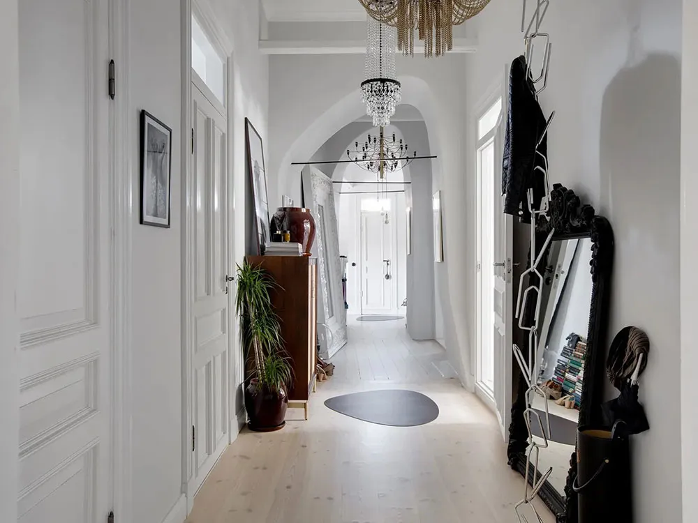 Prächtiger Design einer Dachstockwohnung in Schweden - Gallery image 23