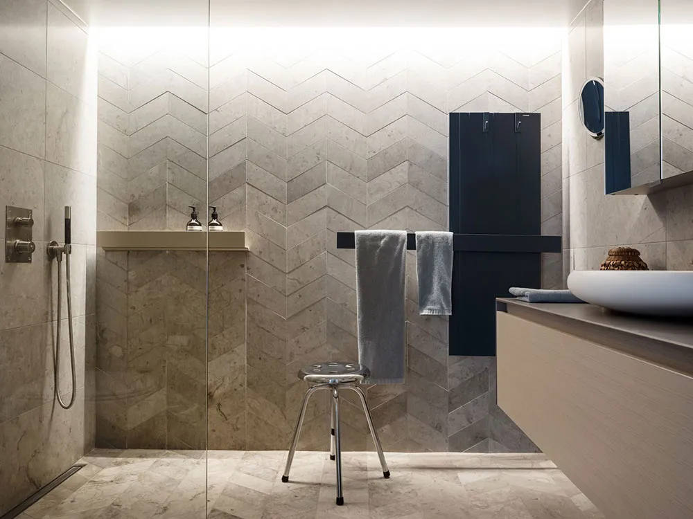 Diseño moderno y elegante de un apartamento de dos plantas en Estocolmo - Gallery image 7