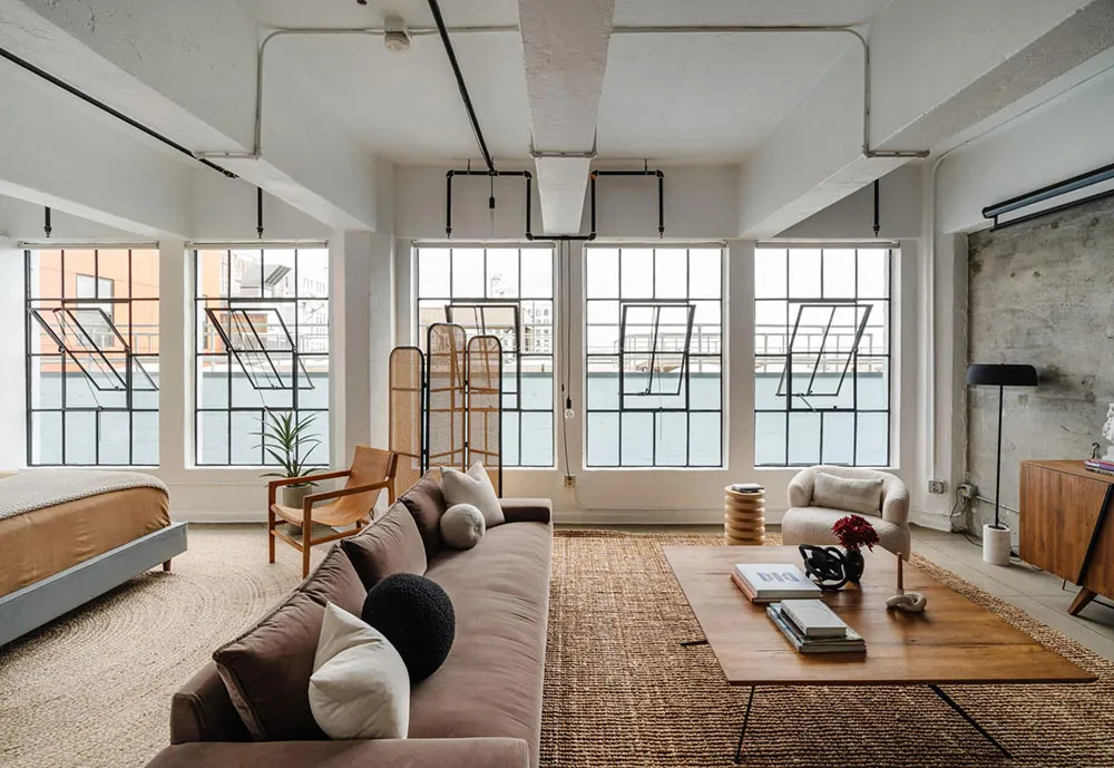 Leben im Freien: Lichter Loft mit offenen Innenausstattung in Los Angeles - Gallery image 4