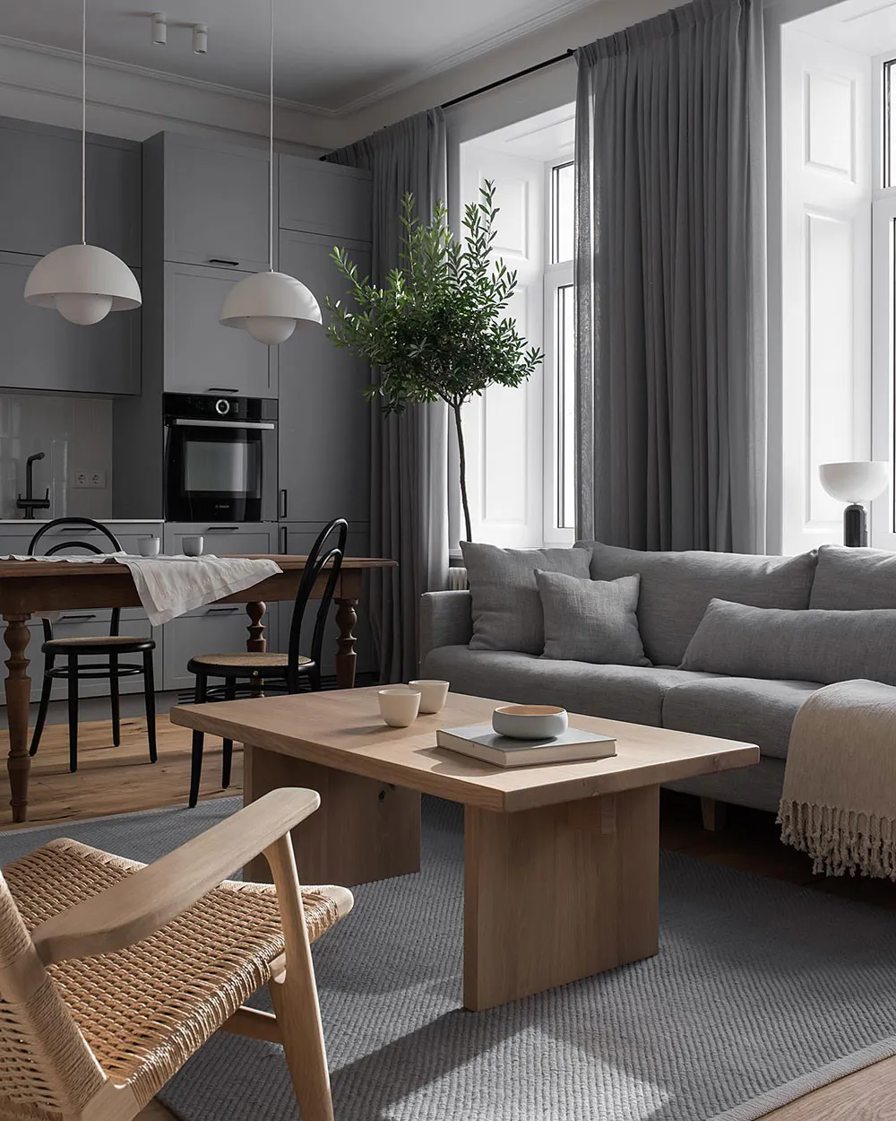 Спокойный скандинавский оазис в центре Киева - Gallery image 1