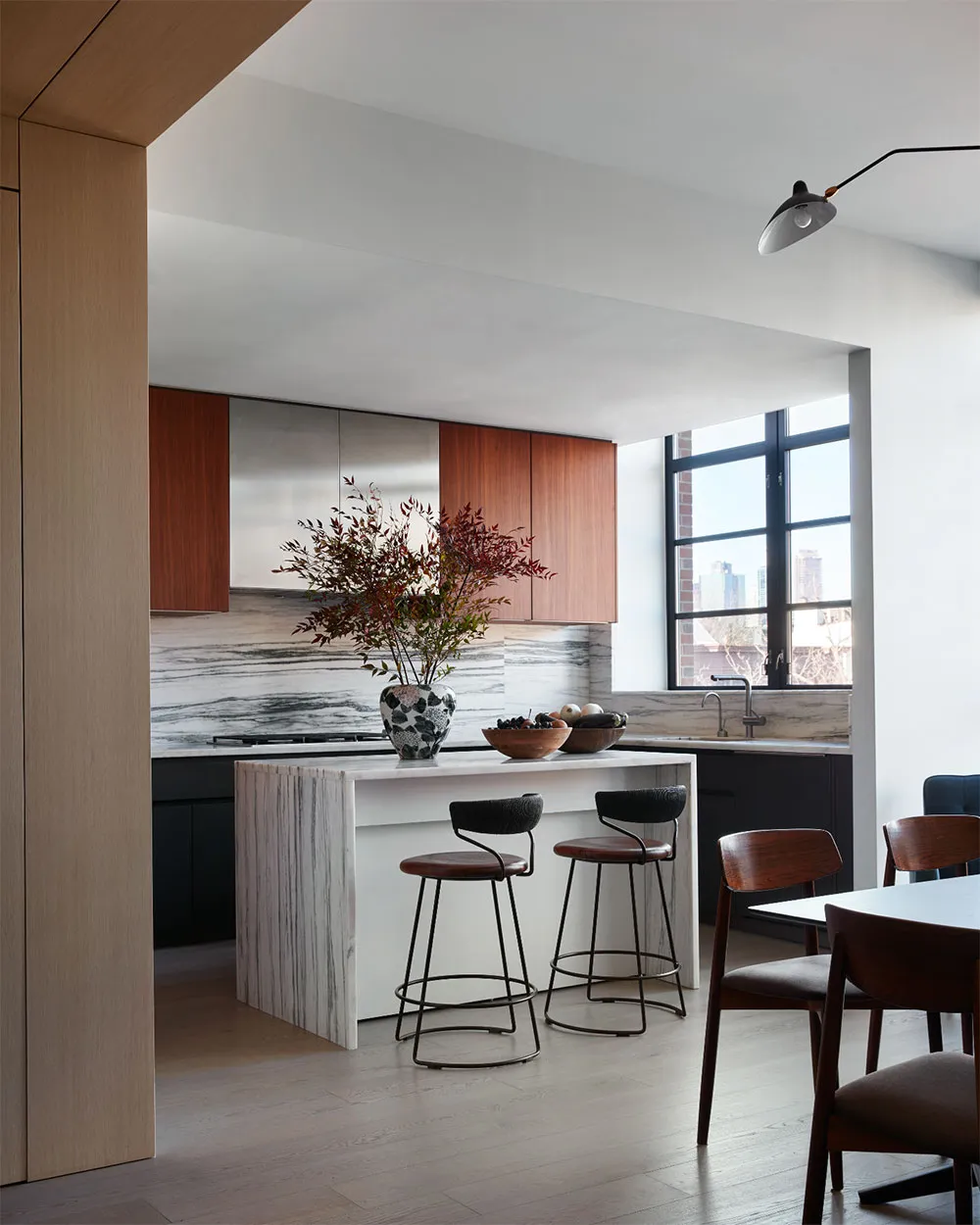 Earth and Water: Townhouse Interior in Unusual Color Palette in Brooklyn - Gallery image 9