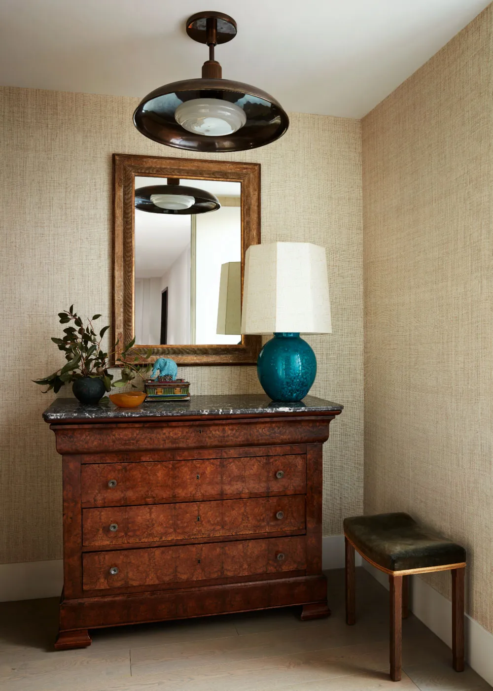 Earth and Water: Townhouse Interior in Unusual Color Palette in Brooklyn - Gallery image 15